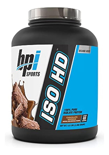 Bpi Sports Iso Hd Aislado Proteína Brownie De Chocolate - 69