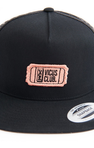Imagen 3 de 10 de Gorra Cap Vicus Club Negro