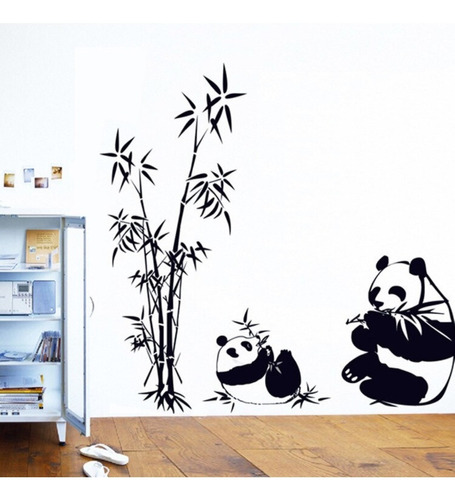 Vinil Decorativo Panda Bamboo Pegatina