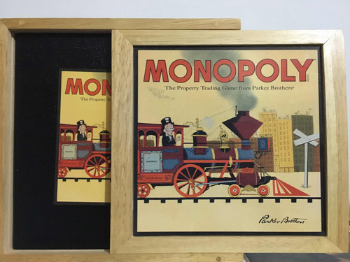 Monopolio Original Madera Parker Brothers Vintage Clásico