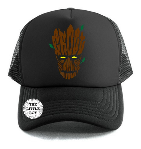 Gorra Trucker Groot Guardianes De La Galaxia Para Adultos