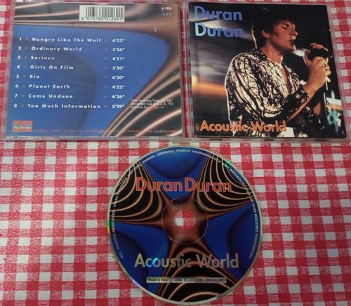 Duran Duran - Acoustic World / Cd Italy 1994