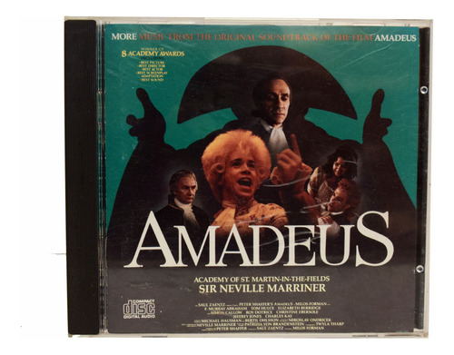 Amadeus Cd. Soundtrack Vol. 2. Importado De Usa 