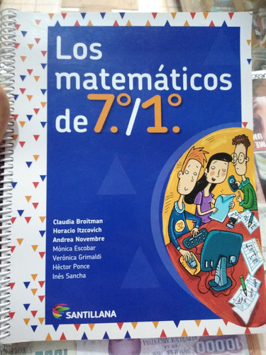 Los Matemáticos De 7/1 Claudia Broitman Santillana 