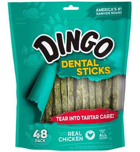 Dingo Munchy Dental Stix Para Perros 48unidades