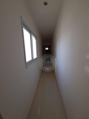 Imagem 13 de 17 de Cobertura Com 2 Dormitórios À Venda, 92 M² Por R$ 380.000,00 - Vila Apiaí - Santo André/sp - Co0073