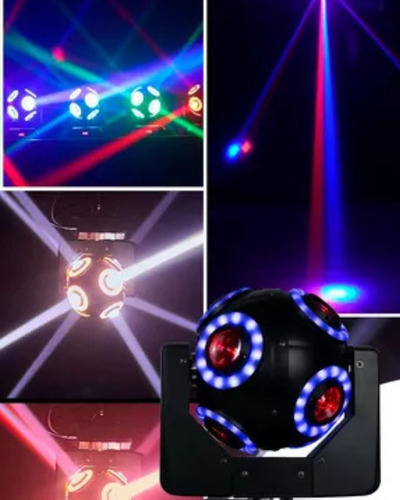 Cabeza Móvil Efecto Led Tildeo Infinito 8 Rayos Beam