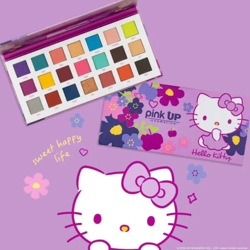 Sombra Para Ojos Pink Up Hello Kitty - Lila Encantador Lila