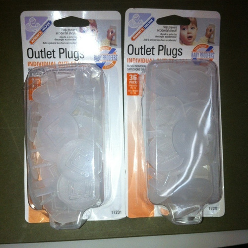 Imagen 3 de 8 de Protector Enchufe Para Niños (36 Unid) Transparente