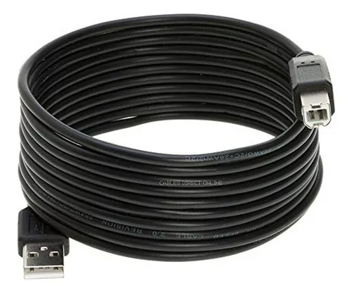 Paquete De 5 X 15 Pies Usb 2.0 Tipo A A Tipo B Cable De Impr