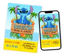 Comprar Kit Imprimible Stitch Invitaciones Candy Bar Editable
