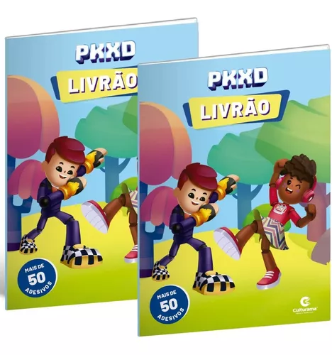 Pkxd Livrão De Atividades E Personagens Para Colorir Com 64 Paginas + 50  Adesivos, Livro Pk Xd Jogo Online Infantil, Pk Xd Para Colorir Culturama