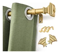Comprar Cortineros De Metal Ajustable Barra De Cortina A Maximo 2.2m Color Dorado Cortineros De Metal Ajustable Barra De Cortina 0.8 A 2.2m Cortineros Modernos Cortinero Extensible Flexible Tubo Para Cortina