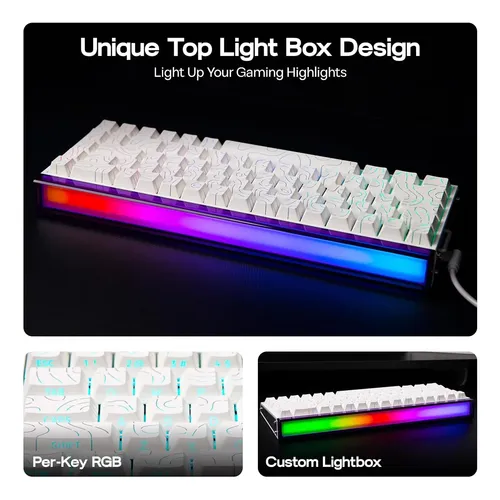Teclado Magnético Aula Hero 68 He 8k Rapid Trigger 0.01mm