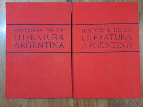 Historia De La Literatura Argentina Arrieta Tomos 1 Y 6 E10