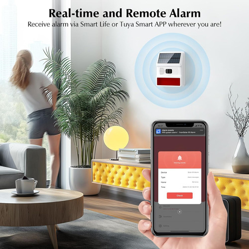 Alarma De Sensor De Movimiento, Sensor De Movimiento Wifi Pa
