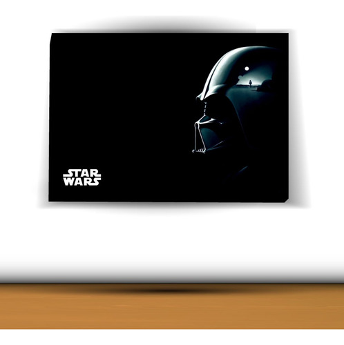 Cuadro Decorativo Star Wars Darth Vader Negro