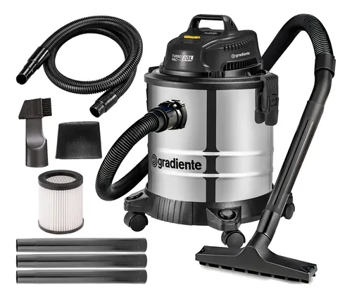 Aspirador de Pó e Água Profissional Aço Inox 20 Litros 1200w — R$ 351,49 em Mercado Livre, 43% OFF