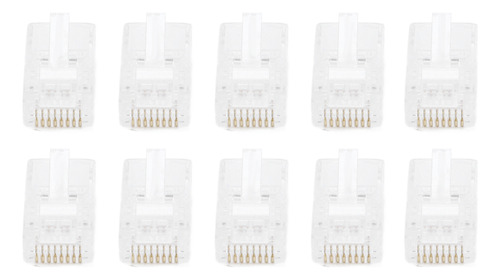 Cable Ethernet 8p8c Con Conector Cat5 Rj45 Tf1013d, 100 Unid