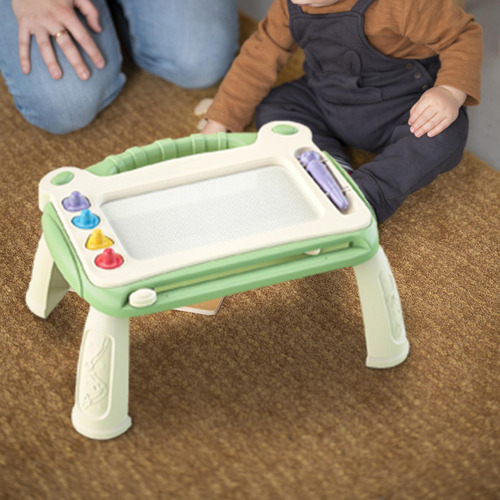 Tablero De Dibujo Magnético, Con 1 Bolígrafo, 4 Verde
