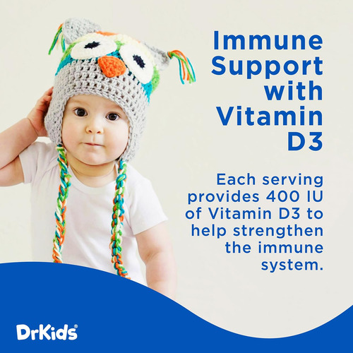 Drkids Gotas Probióticas Con Vitamina D Para Bebés 15ml X2