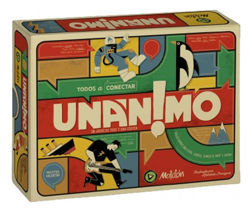 Juegos De Mesa Maldon Unánimo 5901 Regalo Familia Palabras