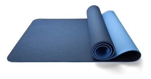 Yoga Mat Pilates Tpe Colchoneta 6 Mm Bicolor Antideslizante