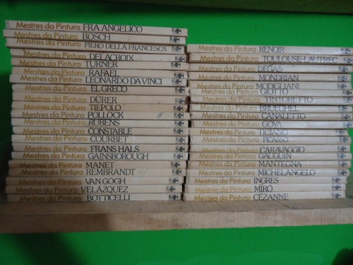 Imagem 1 de 6 de Livro Coleção Mestres Da Pintura 20 Livros Picasso Ticiano..