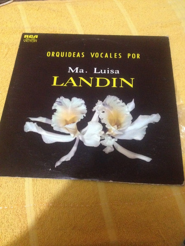 Maria Luisa Landin Disco De Vinil Orquídeas Vocales 