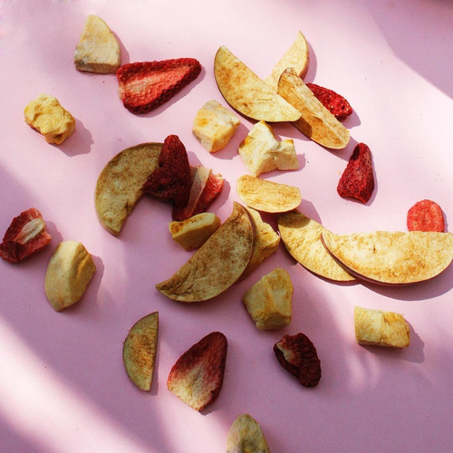 Imagen 2 de 9 de Mix Jumbo Frutas Liofilizadas Granel 350g