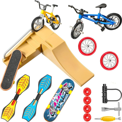 Rampas Para Fingerboard Bicicletas Patinetas 17 Piezas