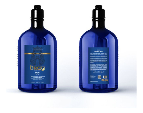 Balm Para Barba E Cabelo Pele Hidrata E Modela 250ml