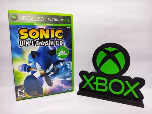 Jogo Xbox 360 Sonic Unleashed Midia Fisica