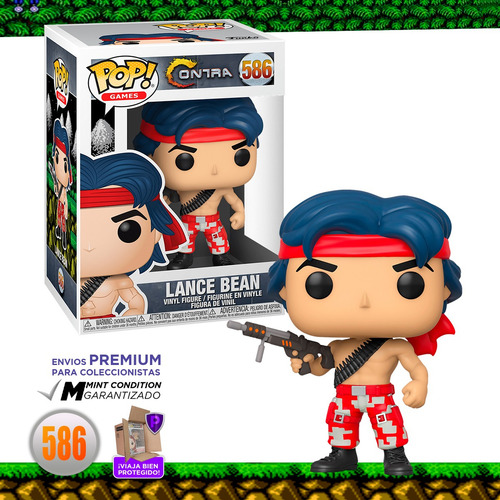 Funko Pop Lance Bean #586 Contra Videojuego Figura Original