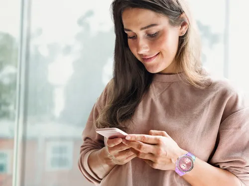 Reloj Mujer Skmei 1553 Minimalista Elegante Clasico Luz Rgb Color