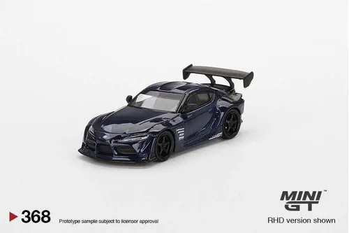 【国内在庫】 #368 Supra Gr Toyota Hks GT Mini Downshift 1/64 azul ミニカー