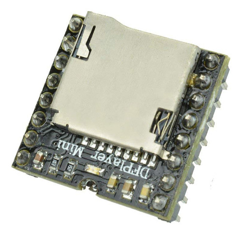Aideepen 5 Unidades Dfplayer Mini Mp3 Reproductor De Tarjeta De Decodificación De Voz, Compatible Con Tarjeta Tf Micro Sd U Disk Audio Music