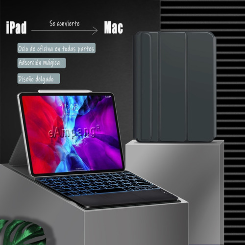 Imagen 3 de 9 de Magic Keyboard - Funda Magnética Para iPad Pro 11 Air 4
