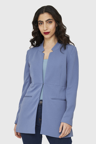 Blazer Largo Azul Cielo Nicopoly