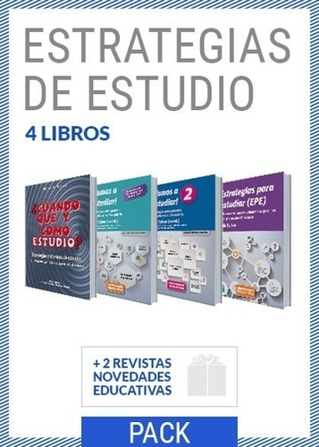 Combo Estrategias De Estudio 4 Libros 2 Revistas (ne)