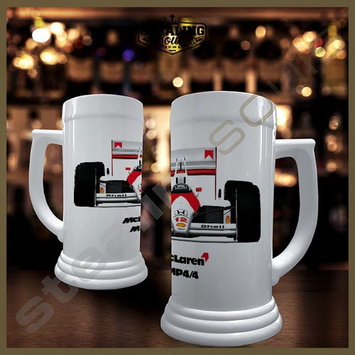 Chopp Plastico Cerveza | Formula 1 #025 | F1 Ayrton Senna