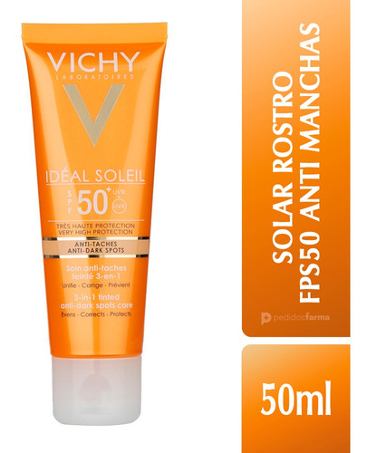 Vichy Ideal Soleil Antimanchas Spots Fps 50 X 50ml