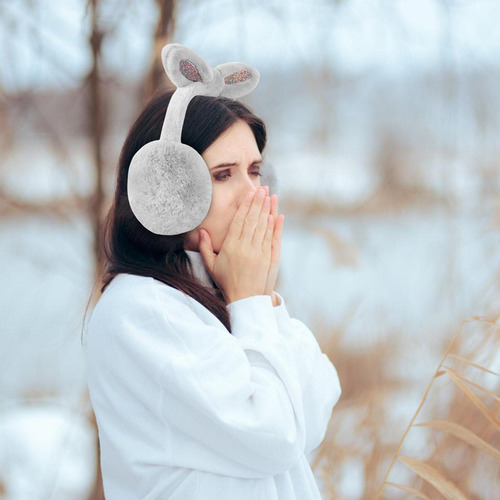 Orejeras De Invierno Para Mujer Orejeras De Felpa De Inviern