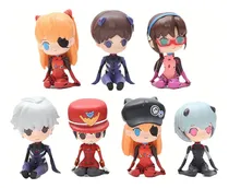 Comprar 7pz Figuras Neon Genesis Evangelion Asuka Rei Misato Shinji