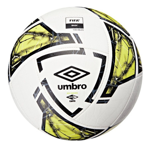 Bola Futebol De Campo Neo Swerve Umbro Novo Cor BRANCO/PRETO/LIMÃO