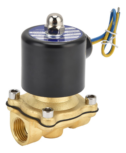 Válvula Solenoide 2w16015 G1/2 En Latón Normalmente Cerrada