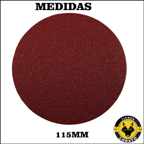 Set 10 Lijas Kwb 115mm 120 Granos Amoladora Madera Acero