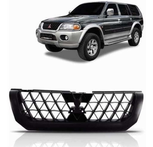 Grade Dianteira Pajero Sport 2000 01 02 03 04 05 06 Preta