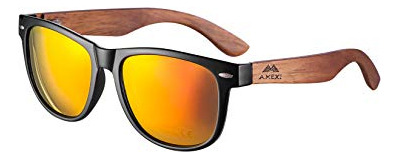 Amexi Wood Sunglasses Polarizados Para Hombres Mujer 4pjb6