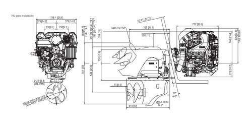 Motor Volvo Penta 4.3 V6 240hp + Rabeta Dps P/ Barco Lancha